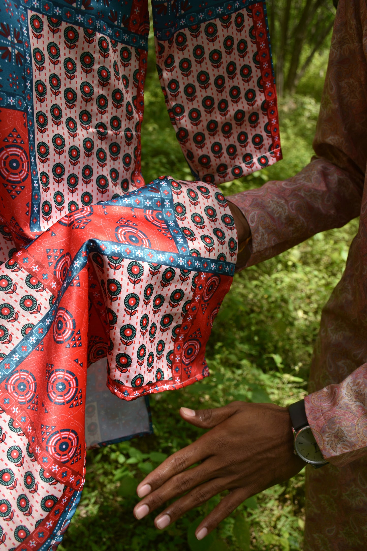 Bandhani Block Kurta