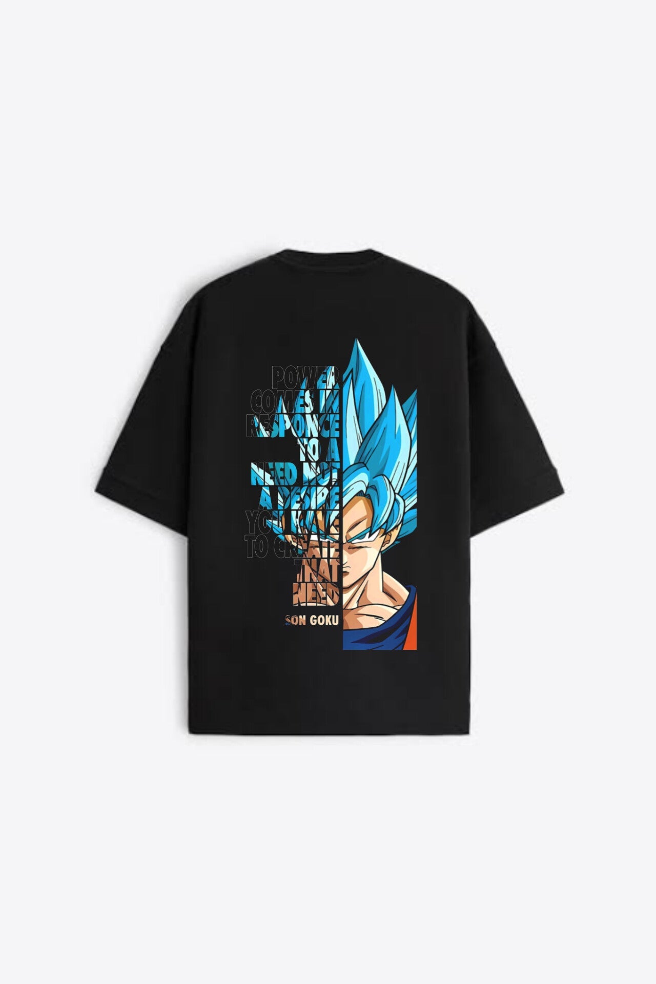 Goku Quote Tee - Loose Fit tshirt